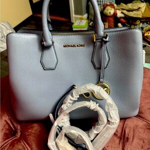 Michael Kors Light Blue Satchel